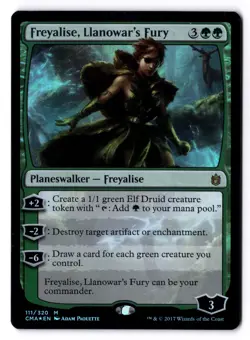 Freyalise, Llanowar's Fury NM* FOIL Commander Anthology 111/320 mtg -UnltdCards - Image 1