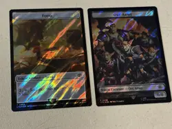 mtg surge foil token Orc Army // Food, 0018/0023, Lord of the Rings, unplayed - Image 1