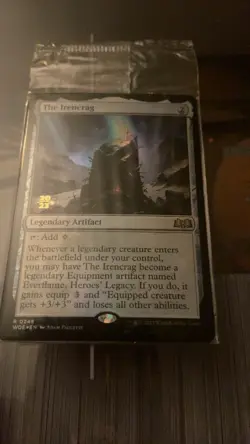 The Irencrag Wilds of Eldraine Foil PRE-RELEASE SEALED mtg - Image 1