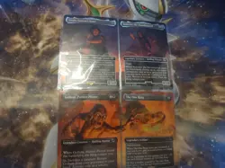 Magic The Gathering One Ring Promo Set Of 4 Frodo Sam Gollum Lord Of The Rings - Image 1