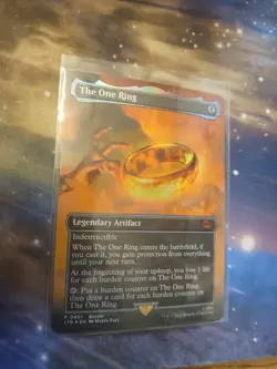 Magic The Gathering One Ring Promo Set Of 4 Frodo Sam Gollum Lord Of The Rings - Image 5