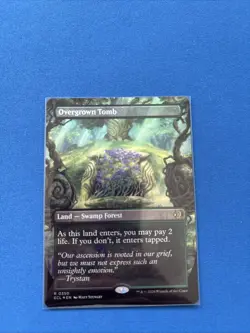 Overgrown Tomb (Borderless) Lorwyn Eclipsed Foil (Factory misprint) - Image 1