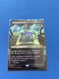 Overgrown Tomb (Borderless) Lorwyn Eclipsed Foil (Factory misprint) - Image 2