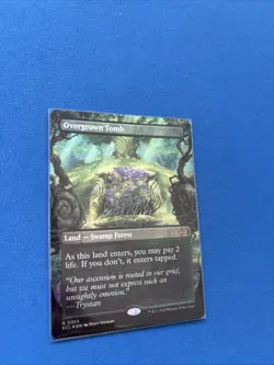 Overgrown Tomb (Borderless) Lorwyn Eclipsed Foil (Factory misprint) - Image 3