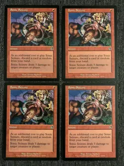 4x Sonic Seizure | NM | Torment | MTG Magic The Gathering - Image 1