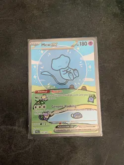 “Bubble” Mew EX 232/091 SIR Paldean Fates Special Illustration Rare Pokemon NM - Image 1