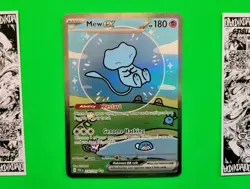 Pokemon TCG Paldean Fates Bubble Mew EX 232/091 Special Illustration SIR Mint✨ - Image 1