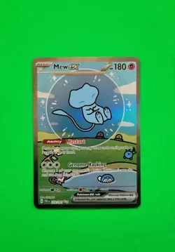Pokemon TCG Paldean Fates Bubble Mew EX 232/091 Special Illustration SIR Mint✨ - Image 3