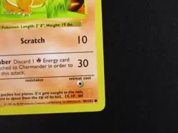 Charmander 46/102 Base Shadowless WoTC Pokemon TCG MP - Image 4