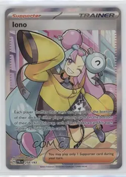 Iono Ultra Rare Pokemon Scarlet & Violet Paldea Evolved SV02 #254 - Image 1