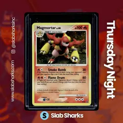 2007 POKEMON DIAMOND & PEARL BLACK STAR PROMOS #DP20 MAGMORTAR HOLO - Image 1