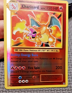 2016 Pokemon Evolutions #11 Charizard Reverse Holo LP - Image 3
