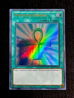 🔥YUGIOH • MONSTER REBORN • ULTRA RARE • LART-EN001 • LIMITED EDITION • NM🔥 - Image 1