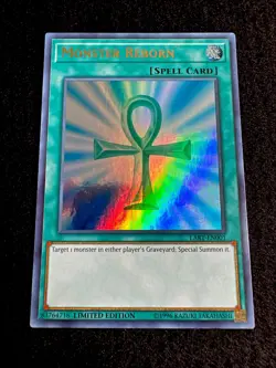 🔥YUGIOH • MONSTER REBORN • ULTRA RARE • LART-EN001 • LIMITED EDITION • NM🔥 - Image 2
