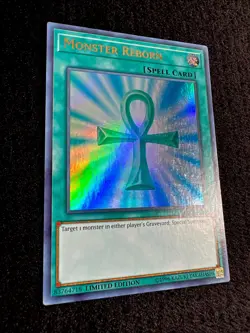 🔥YUGIOH • MONSTER REBORN • ULTRA RARE • LART-EN001 • LIMITED EDITION • NM🔥 - Image 4