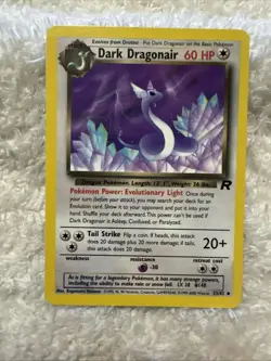 Pokemon TCG Dark Dragonair 33/82 Team Rocket Regular Unlimited NM-LP - Image 1