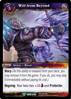 Will from Beyond - Reign of Fire - World of Warcraft TCG - Image 1