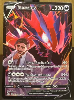 Pokemon Eternatus V TG21/TG30 Swsh11: Lost Origin Trainer Gallery Full Art Holo - Image 1