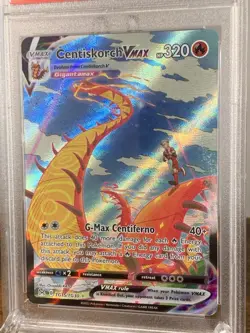 Pokemon TCG 2022 Swsh11: Lost Origin Centiskorch VMAX #TG15/TG30 PSA 10 - Image 3
