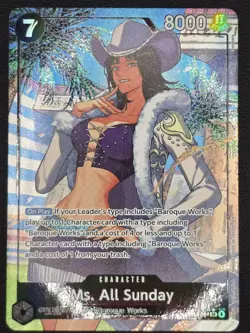 Ms. All Sunday (Alternate Art) OP14-084 The Azure Sea's Seven Foil - Image 1