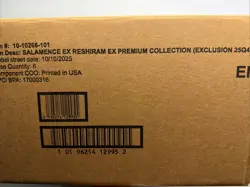 Salamence ex & Reshiram ex Premium Collection Box Sealed Case Pokemon 6 boxes - Image 1