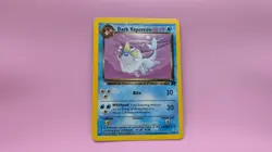Pokemon TCG Dark Vaporeon (MP) 45 82 Team Rocket WOTC Vintage Uncommon - Image 1