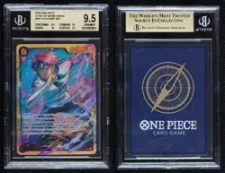 2025 One Piece Card Game: A Fist of Divine Speed OP11 SEC Koby BGS 9.5 GEM MINT - Image 3