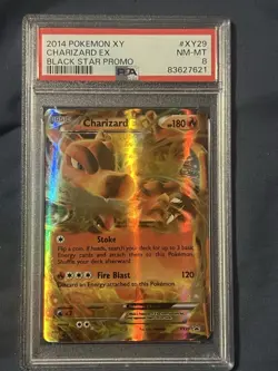 Charizard EX XY29 Black Star Promo Holo 2014 Pokemon TCG Card PSA 8 - Image 1