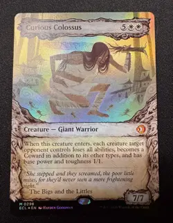 Curious Colossus (Showcase FOIL) Lorwyn Eclipsed - #298 Magic MTG - NM - Image 1