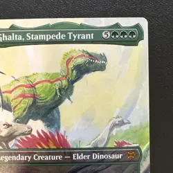 1 x Ghalta, Stampede Tyrant - Borderless - The Lost Caverns of Ixalan - NM-Mint - Image 3