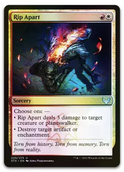 Rip Apart #225 (Foil) (NM) Strixhaven STX Magic MTG - Image 1