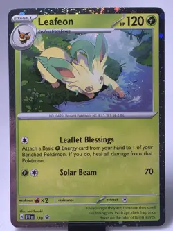 Leafeon 170 Cosmos Holo Black Star Promo Pokemon NM - Image 1