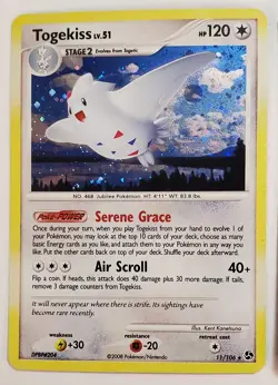 Togekiss 11/106 Great Encounters Holos Lot Of 3 Cards Pokemon TCG 2008 - Image 2