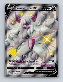 Grimmsnarl V SV116 2021 Pokemon Shining Fates Shiny Vault Holo Rare Card NM+ - Image 1
