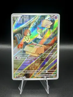 Pokemon TCG Ralts 211/198 Scarlet & Violet Base Set Special Illustration - Image 1