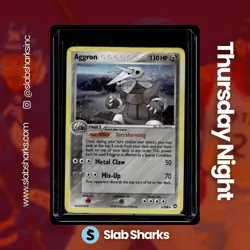 2007 POKEMON EX POWER KEEPERS #1/108 AGGRON HOLO - Image 1
