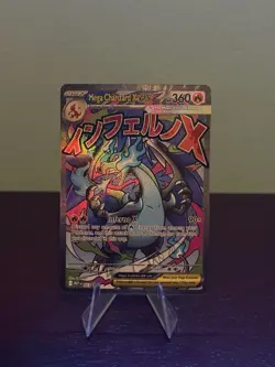 Pokemon TCG Mega Charizard X EX Full Art Promo Holo Me: Mega Evolution 023 - Image 1
