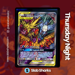 2016 POKEMON SM BLACK STAR PROMO #SM210 MOLTRES & ZAPDOS & ARTICUNO GX TAG TEAM - Image 1