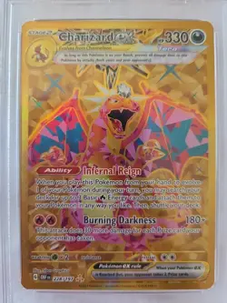 Charizard ex #228 - HYPER RARE- 2023 Pokemon OBF EN- PSA MINT 9 - Image 4