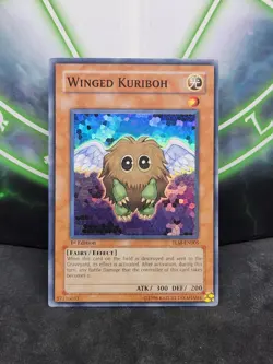 Yugioh Winged Kuriboh TLM-EN005 Super Rare 1st Edition NM - Image 1