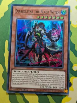 Diabellstar the Black Witch - RA03-EN032 - Super Rare - 1st Edition Yugioh - Image 1