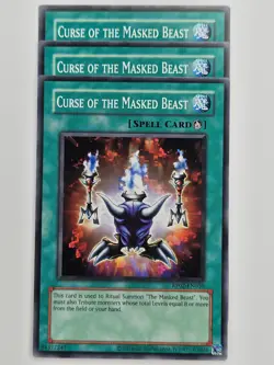 Yu Gi Oh - 3x RP02-EN030 Curse of the Masked Beast - Common - Image 1