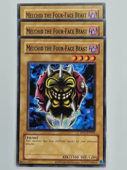 Yu Gi Oh - 3x RP02-EN029 Melchid the Four-Face Beast - Common - Image 1