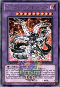 1st ed Chimeratech Overdragon rare RYMP-EN061 Yugioh - Image 1