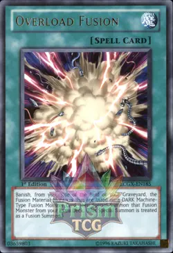1st ed Overload Fusion rare LCGX-EN185 Yugioh - Image 1
