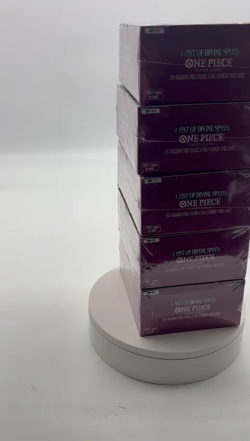 Lot of (5) One Piece English OP-11 A Fist of Divine Speed Booster Boxes Sealed - Image 2