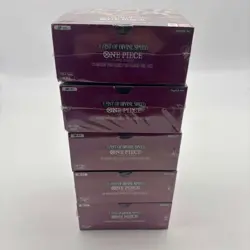 Lot of (5) One Piece English OP-11 A Fist of Divine Speed Booster Boxes Sealed - Image 5