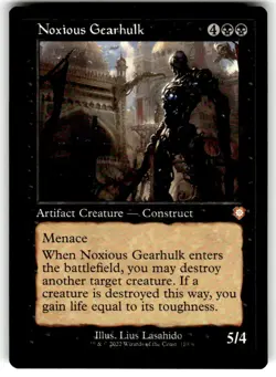 Noxious Gearhulk (Retro Frame) Commander: the Brothers' War Regular MTG - Image 1
