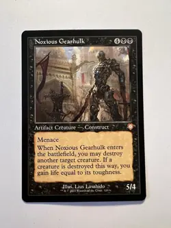 Noxious Gearhulk - RETRO FRAME - MTG The Brothers' War: Commander - NM - Image 1