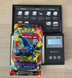22.59g HEAVY Pokemon TCG: Mega Evo Phantasmal Flames Pack SEALED - Image 1